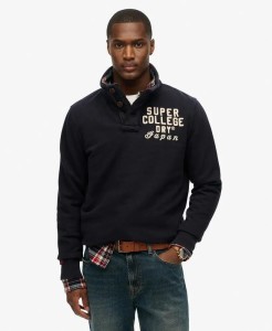 superdry Vintage Athletic sweter z półrozpięciem