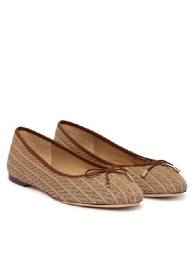 LAUREN RALPH LAUREN Baleriny 802P18430001 Beżowy
