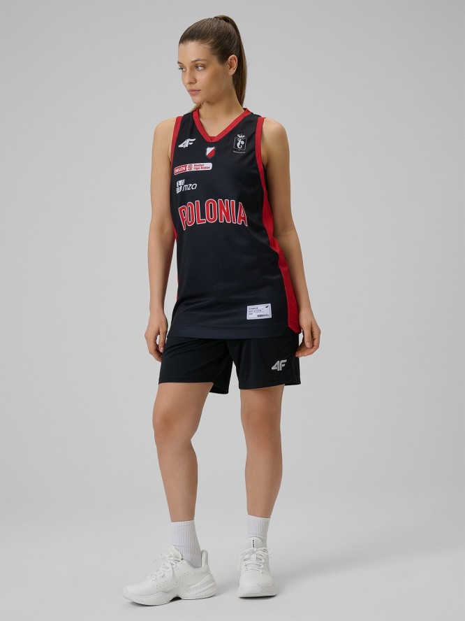 4F Koszulka meczowa replika wyjazdowa z sezonu 2025/26 damska 4F x Polonia Warszawa - czarna L