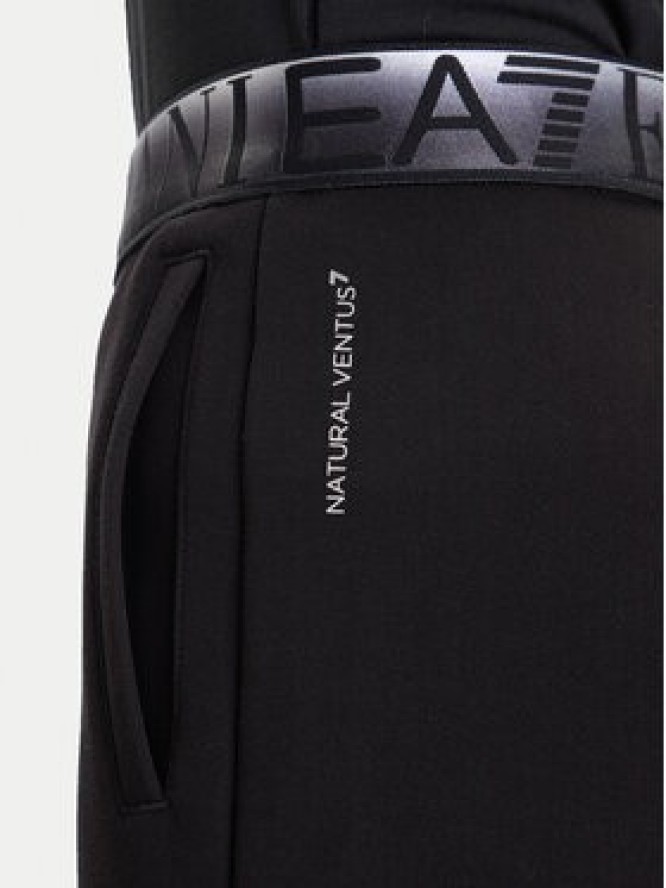 EA7 Emporio Armani Spodnie dresowe 7W000678 AF13151 UC001 Czarny Regular Fit
