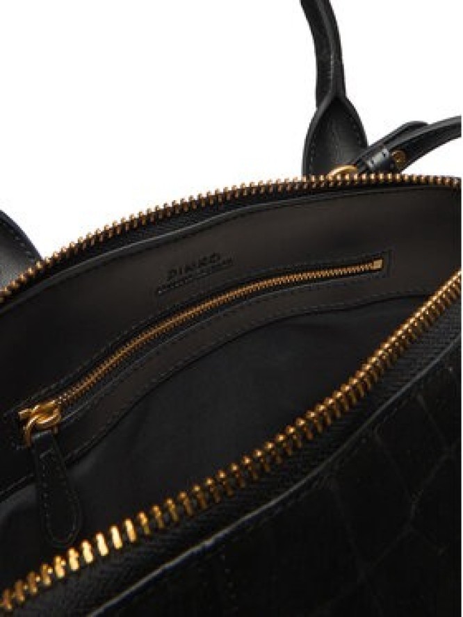 PINKO Torebka Bowling Bag Medium AI 25-26 PLTT 105906 A2YW Czarny