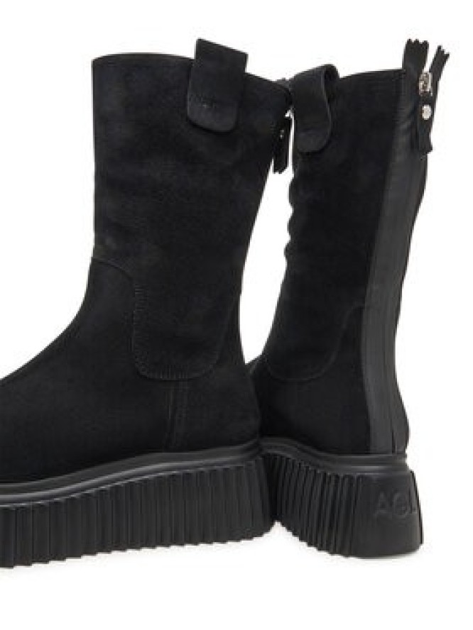 AGL Botki Milagros D751503PGKI0141013 Czarny