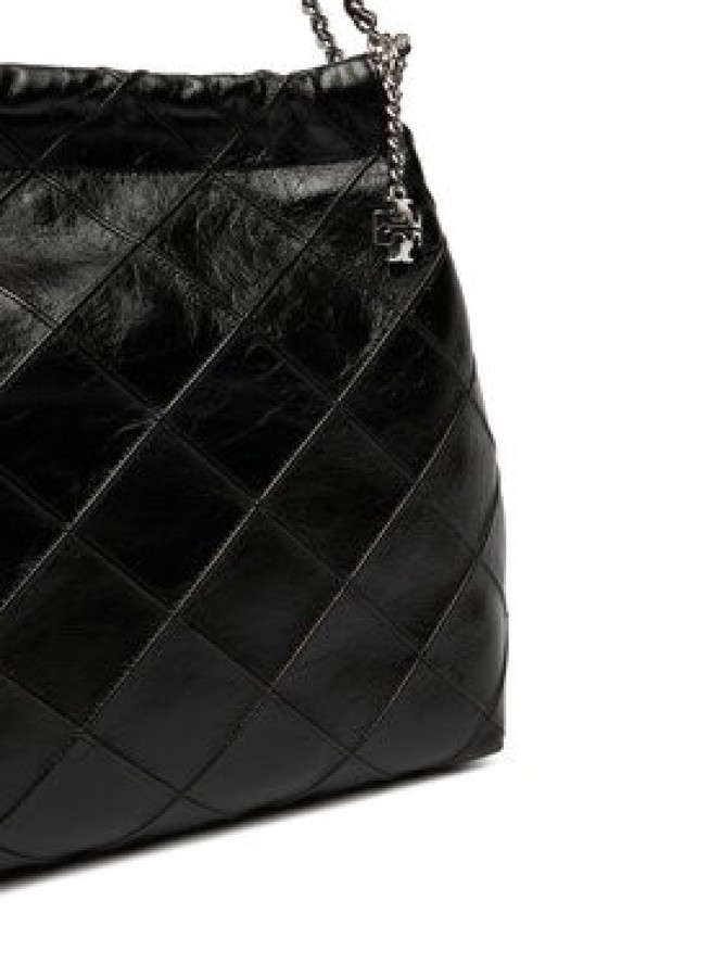 Tory Burch Torebka Fleming Soft Distressed Hobo Bag 165170 Czarny