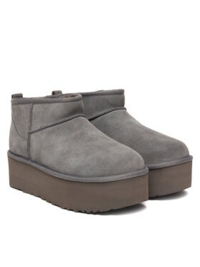 Ugg Śniegowce W Classic Ultra Mini Platform 1135092 Szary
