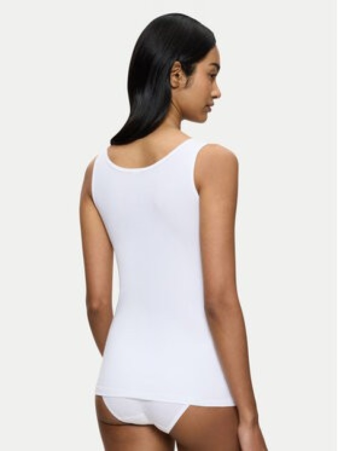 Triumph Top Feel Of Cotton 10224975 Biały Slim Fit