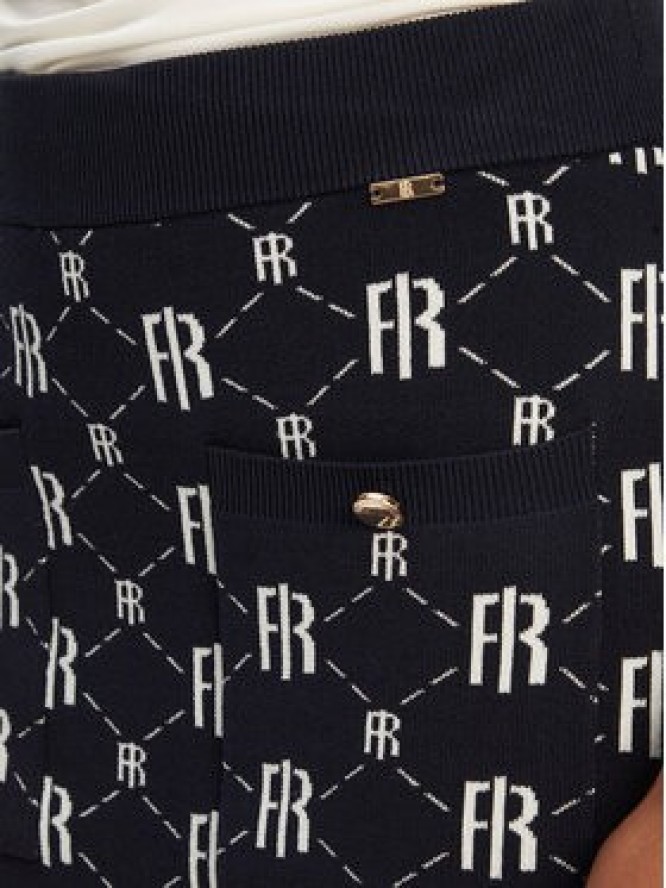 Fracomina Spódnica ołówkowa FR25WG4009K414F8 Granatowy Slim Fit