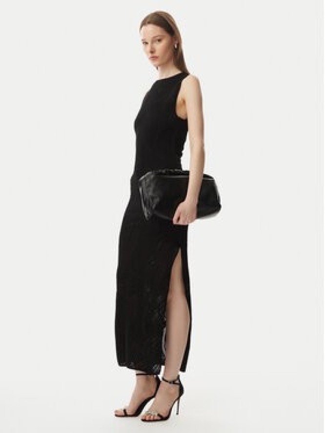Guess Sukienka dzianinowa W6GKAX Z0981 Czarny Slim Fit