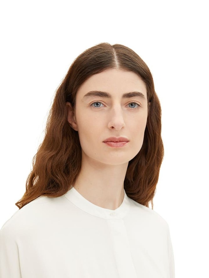 Tom Tailor Bluzka w kolorze kremowym rozmiar: 42