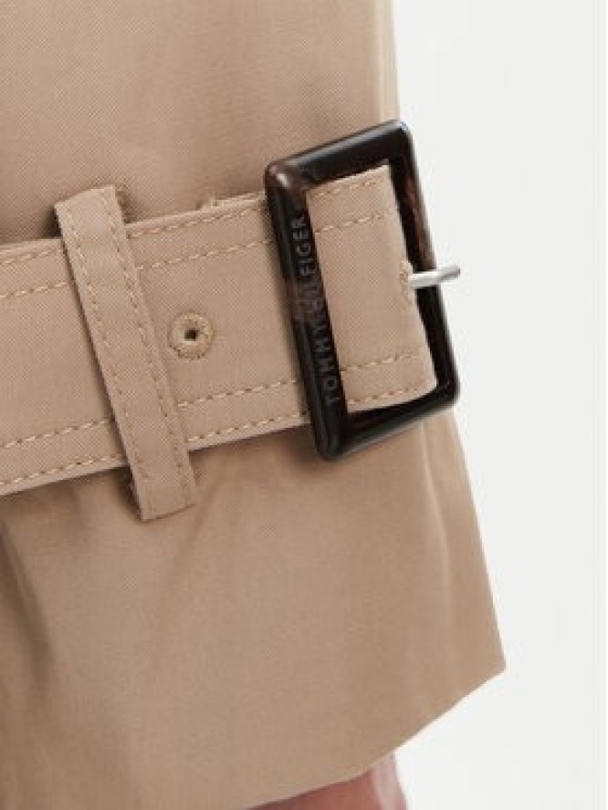 Tommy Hilfiger Trencz WW0WW43933 Beżowy Regular Fit