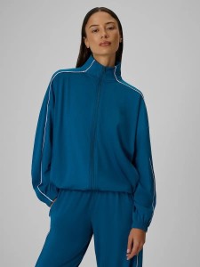 Bluza loose bez kaptura szybkoschnąca damska 4F 4FRSS26TSWSF2982