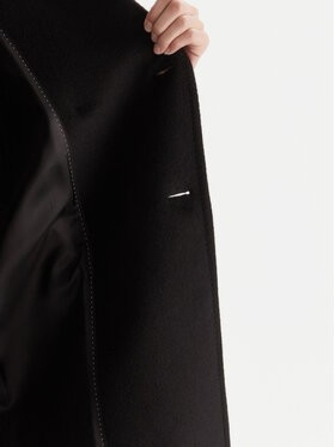 Weekend Max Mara Płaszcz wełniany Zufolo 2525016092 Czarny Regular Fit