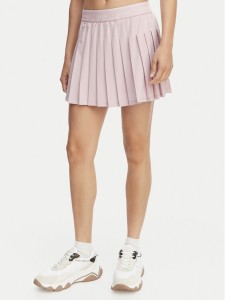 Guess Spódnica plisowana V6GD11 W1802 Różowy jasny Regular Fit