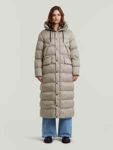 G-Star Płaszcz zimowy w kolorze szarobrązowym rozmiar: S