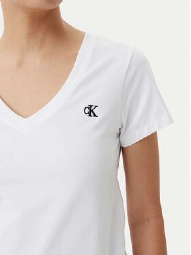 Calvin Klein Jeans T-Shirt J20J213716 Biały Regular Fit