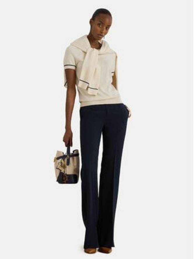 LAUREN RALPH LAUREN Sweter 200P08788001 Écru Relaxed Fit