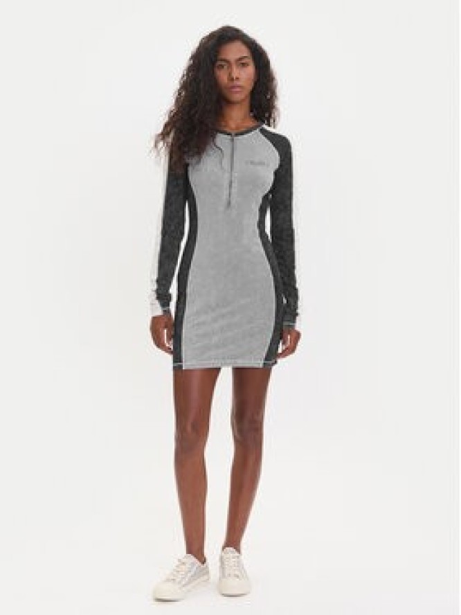 Guess Sukienka codzienna W5YK79 K1D80 Szary Regular Fit