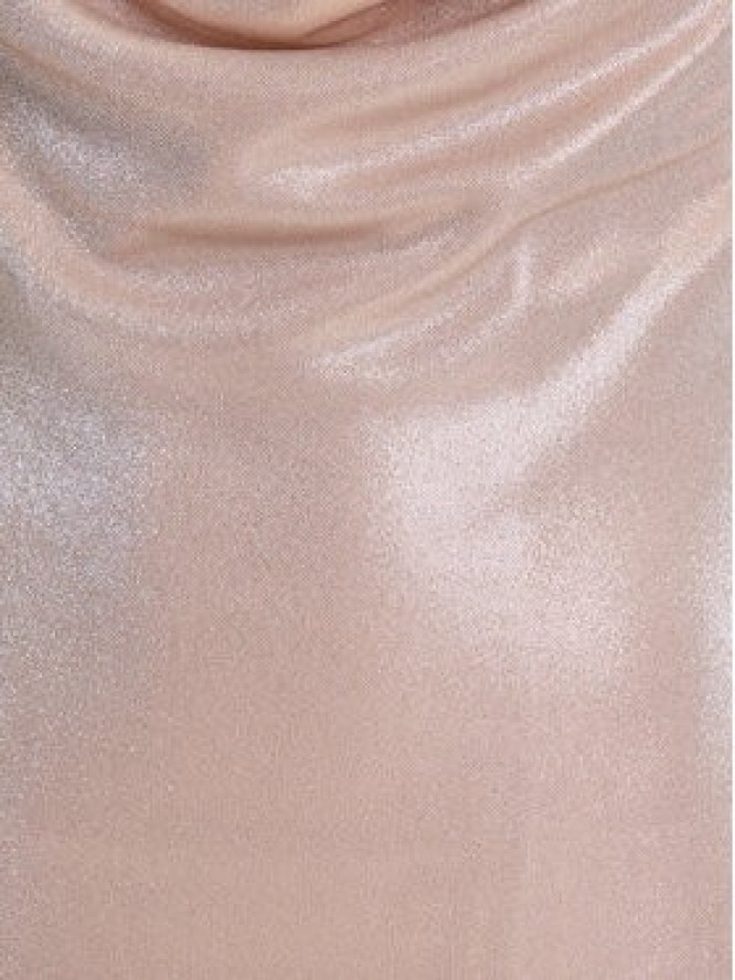 ACCESS FASHION Sukienka wieczorowa 53-3342-373 Beżowy Slim Fit