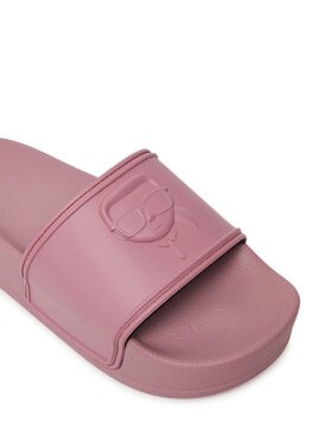 KARL LAGERFELD Klapki Kondo Maxi KL80819M Różowy