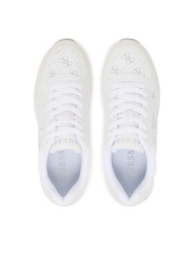 Guess Sneakersy FLFMIC ELE12 Biały