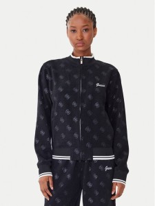 Guess Bluza V5BQ01 K1902 Czarny Regular Fit