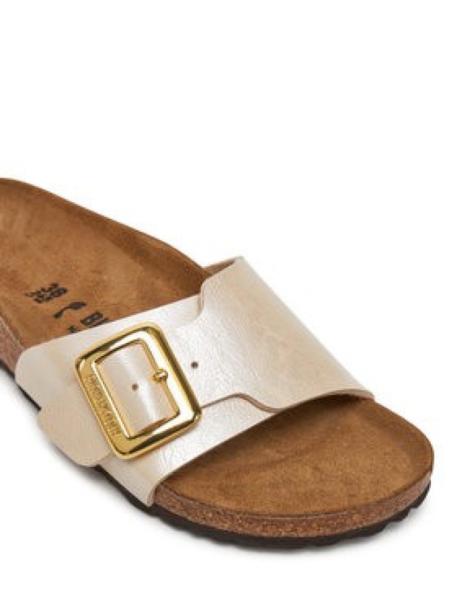 Birkenstock Klapki Catalina Cushion Buckle 1029393 Écru