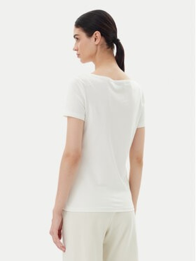 EA7 Emporio Armani T-Shirt 7W000184 AF10373 U0005 Écru Regular Fit