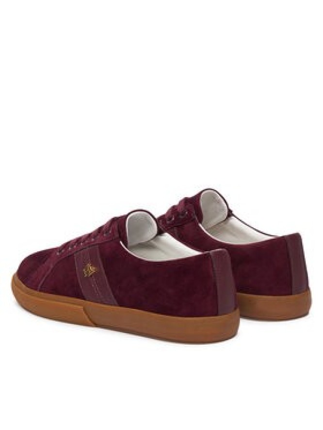 LAUREN RALPH LAUREN Sneakersy Janson II 802868344010 Bordowy