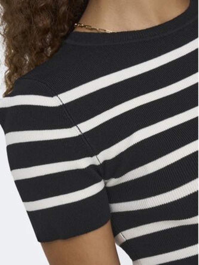 JDY T-Shirt Cirkeline 15307860 Czarny Slim Fit