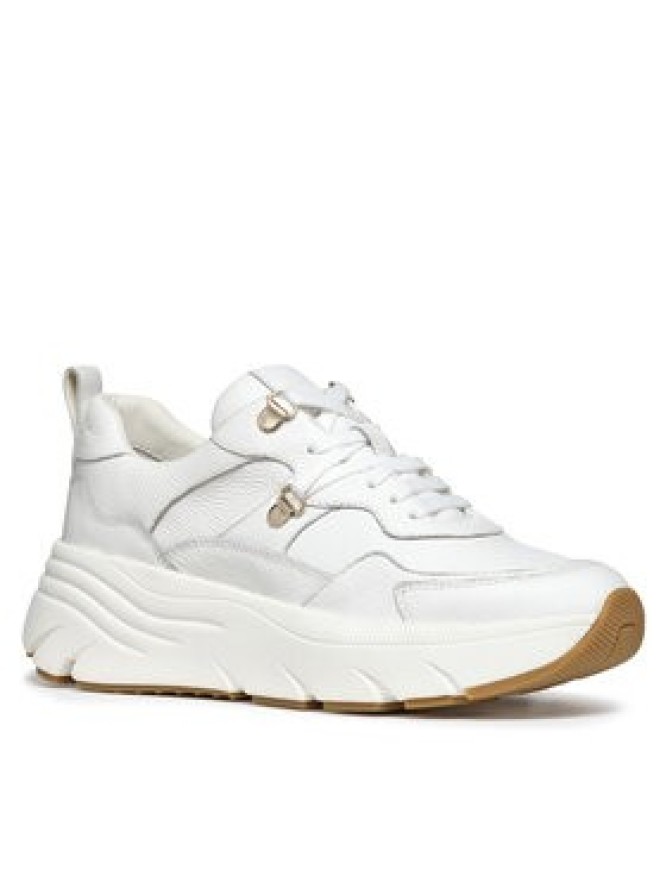 Geox Sneakersy D Diamanta D36UFE 00046 C1000 Biały