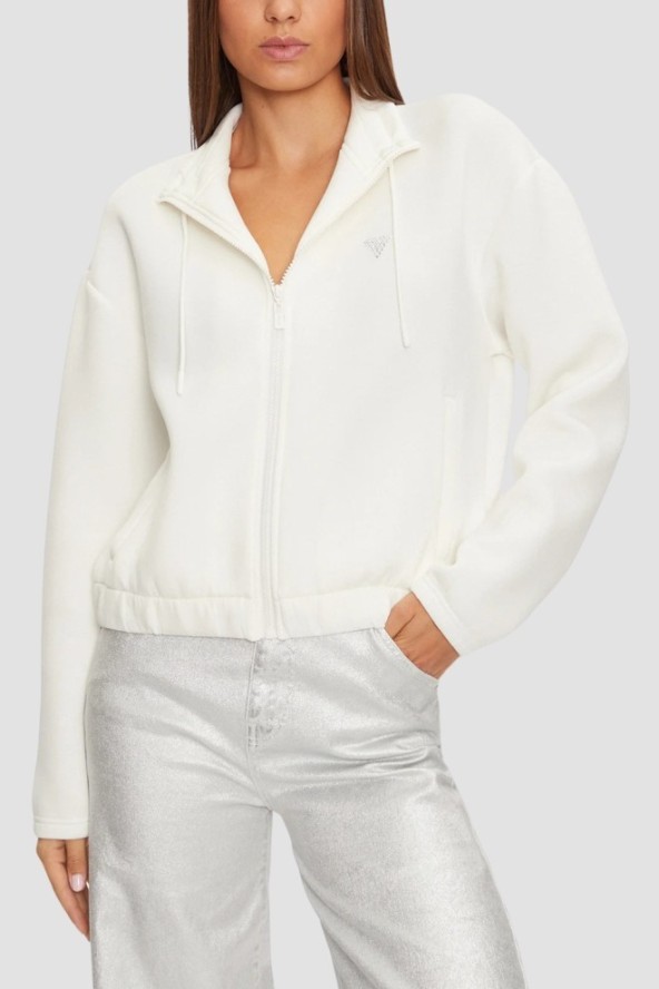 GUESS Beżowa bluza damska Cecilia, Rozmiar S