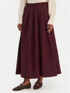 Weekend Max Mara Spódnica trapezowa Curvato 2615101051 Bordowy Regular Fit