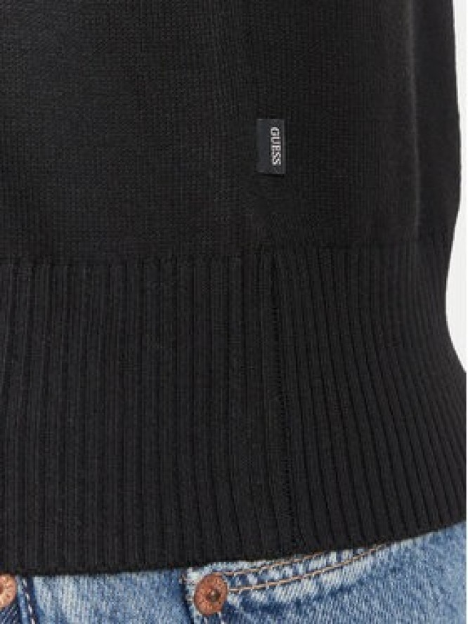 Guess Jeans Sweter W6BR01 Z1244 Czarny Regular Fit