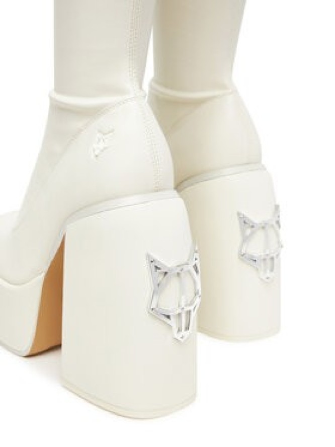 Naked Wolfe Kozaki Spice Biały