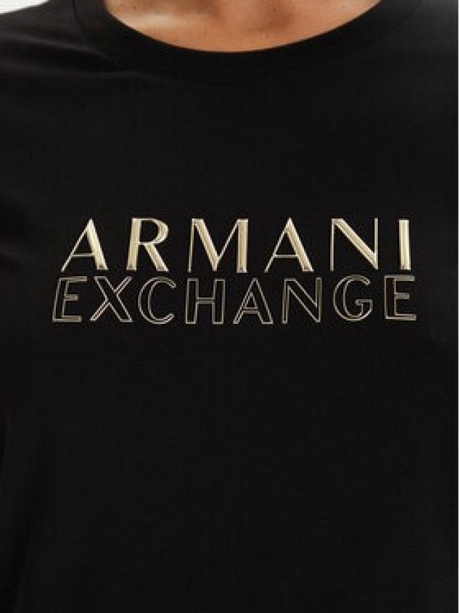 Armani Exchange T-Shirt XW001837 AF16294 UC001 Czarny Slim Fit