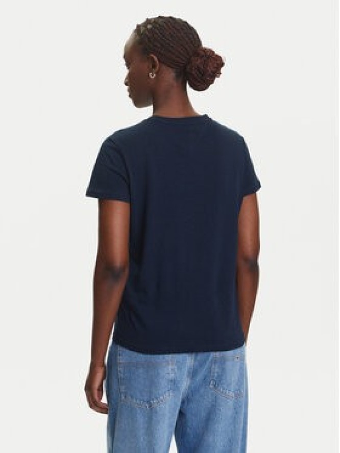 Tommy Jeans T-Shirt Essential DW0DW21404 Granatowy Regular Fit