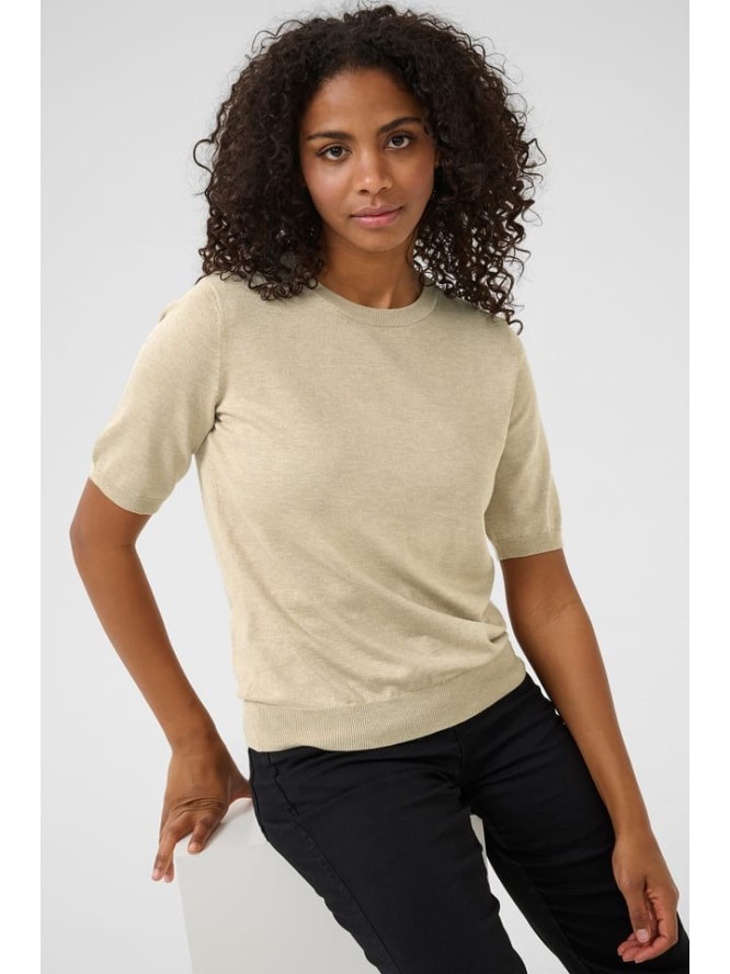 Kaffe Sweter w kolorze beżowym rozmiar: XXL