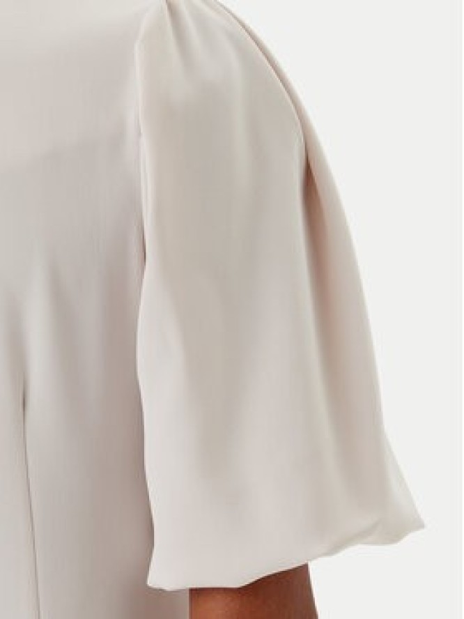 Haveone Sukienka koktajlowa AFS-N019 Écru Regular Fit