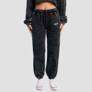 Spodnie dresowe damskie oversize Aura Washed