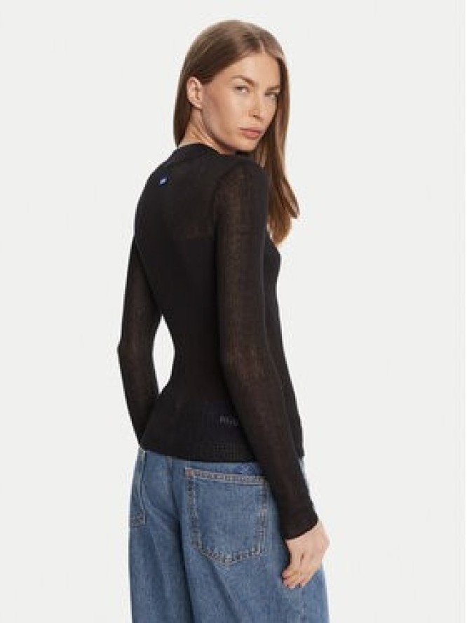 HUGO Sweter Slumy_B 50543045 Czarny Slim Fit