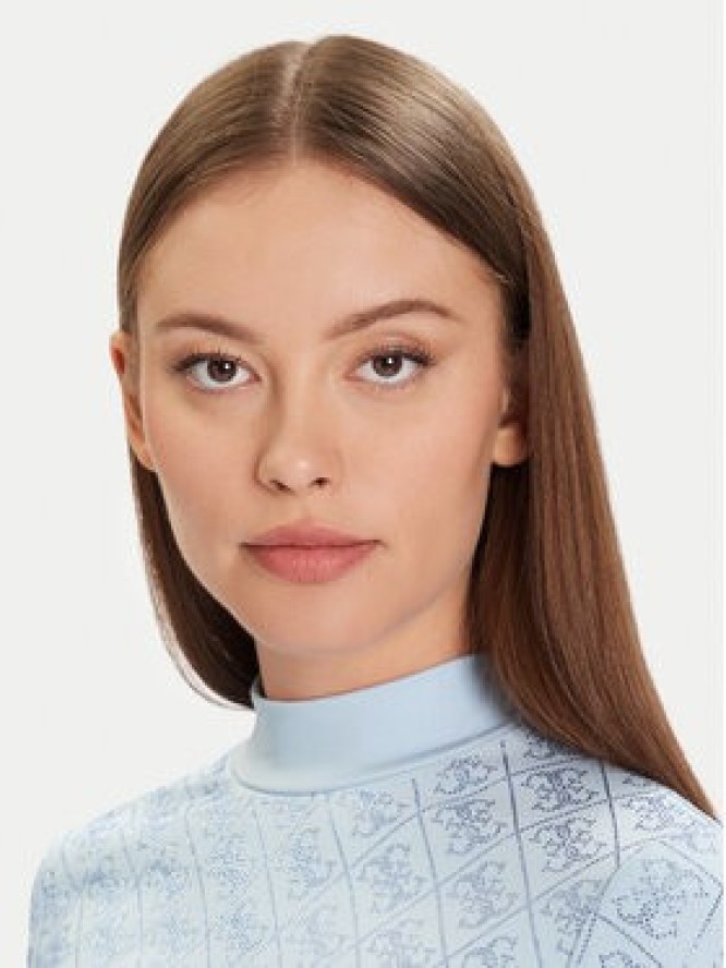 Guess Bluzka W5BP48 K7182 Błękitny Slim Fit