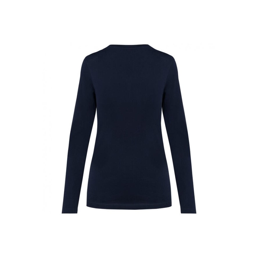 Suprima koszulka z długim rękawem z okrągłym dekoltem dla kobiet Kariban Premium