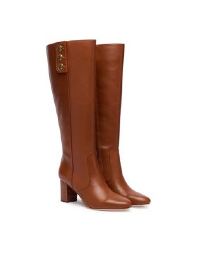 LAUREN RALPH LAUREN Kozaki Kenndi 802977889001 Brązowy