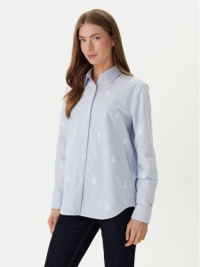 Tommy Hilfiger Koszula WW0WW49386 Błękitny Relaxed Fit