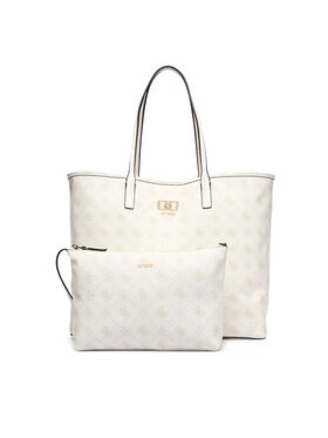 Guess Torebka Emelie Logo HWGP99 28240 Kremowy