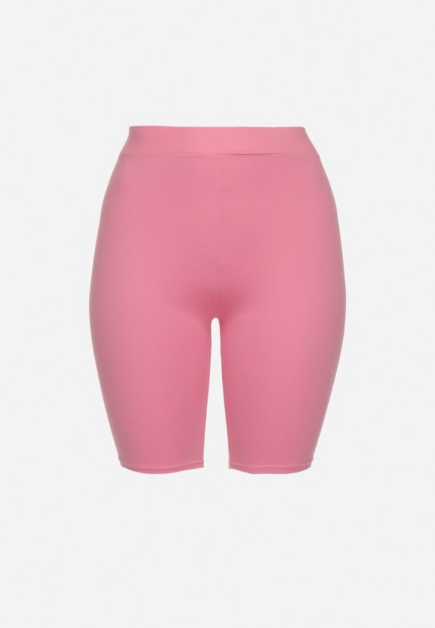 Jasnoróżowe Szorty Kolarki z Bawełny Faniren