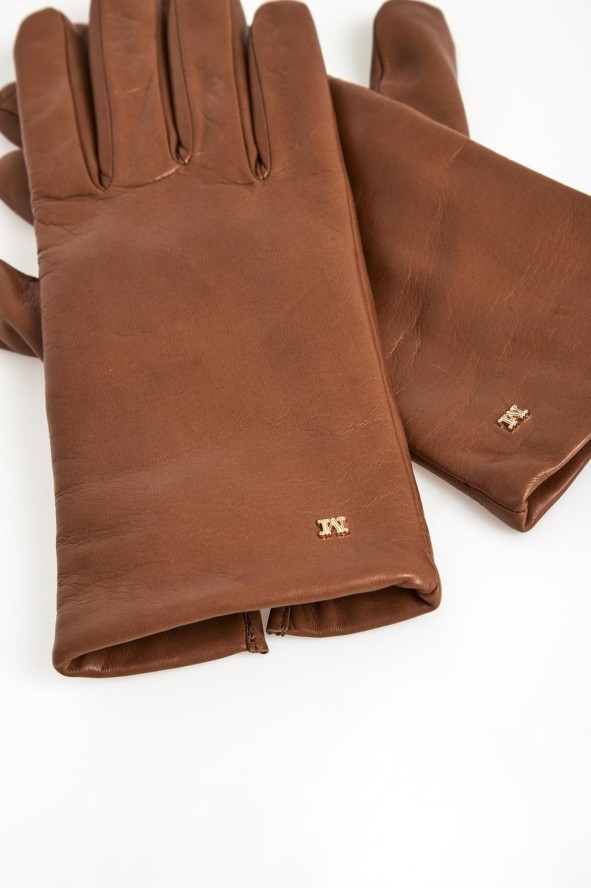 Rękawiczki damskie skórzane Spalato MAX MARA ACCESSORI