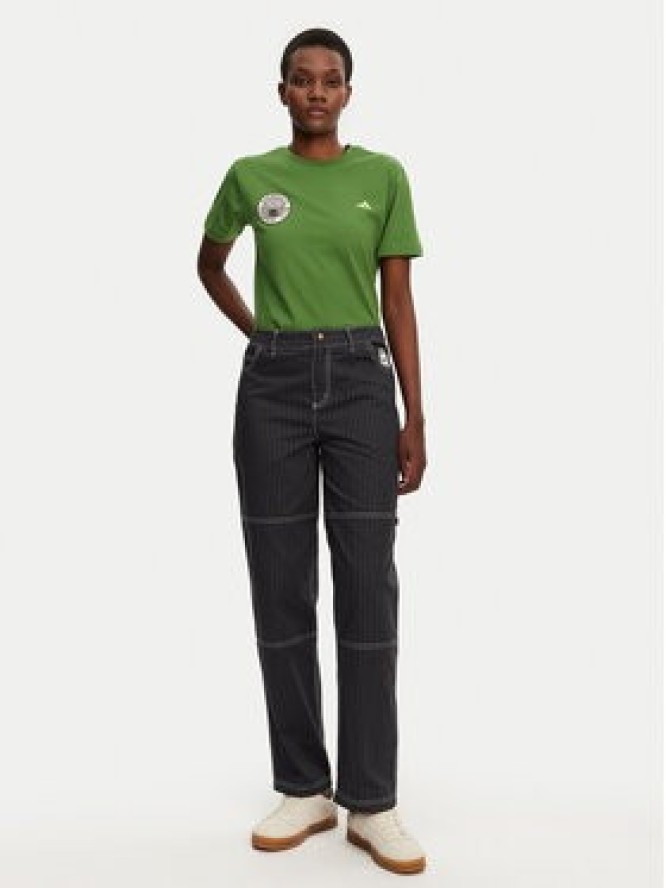 adidas T-Shirt FARM Graphic JD6292 Zielony Regular Fit