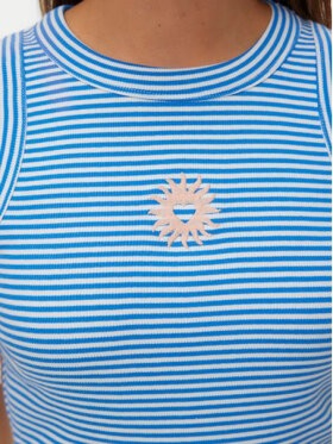 Vero Moda Top Nira 10341982 Niebieski Slim Fit