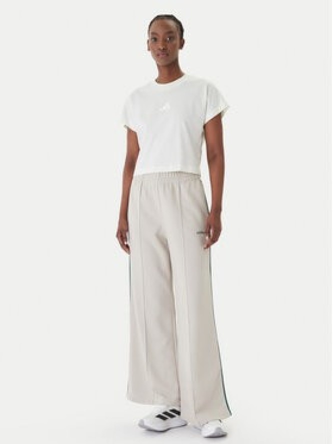 adidas Spodnie dresowe Seasonal Essentials Colourpop JZ0192 Beżowy Regular Fit