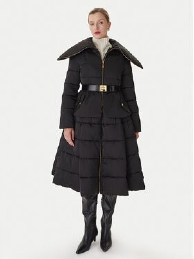 Elisabetta Franchi Kurtka zimowa PI-86Z-56E2-V790 Czarny Regular Fit
